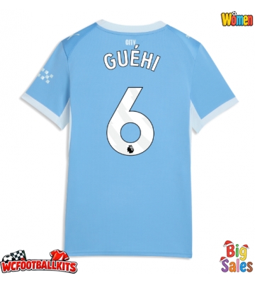 Manchester City Marc Guehi #6 Replica Home Stadium Shirt for Women 2026-27 Short Sleeve